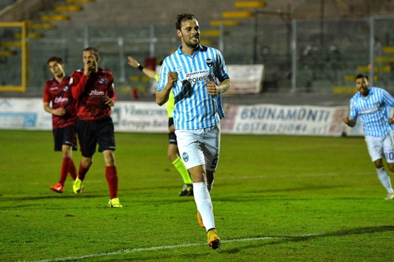 Zigoni con la maglia della SPAL