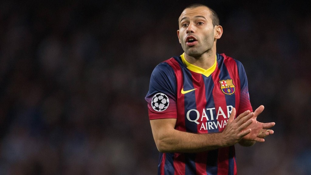 Javier Mascherano, centrocampista del Barcellona