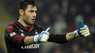 Marco Amelia con la maglia del Milan
