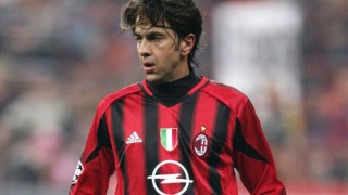 Alessandro Costacurta con la maglia del Milan