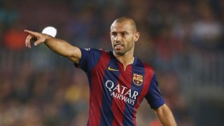 Mascherano con la maglia del Barcellona