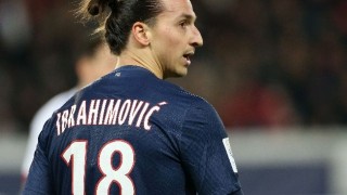 Zlatan Ibrahimovic con la maglia del PSG